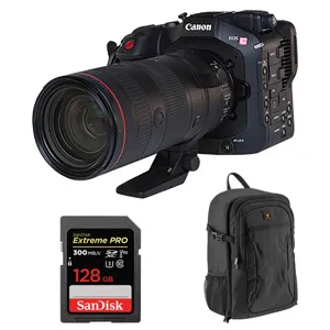 Canon EOS C80 Cinema Camera w/RF 24-105mm f/2.8 L IS USM Z Lens